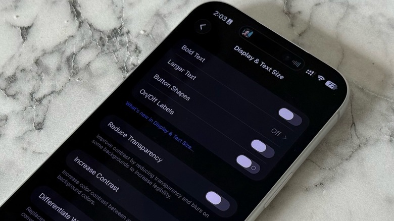 iPhone 17 Pro Max's Liquid Glass Settings in iOS 26