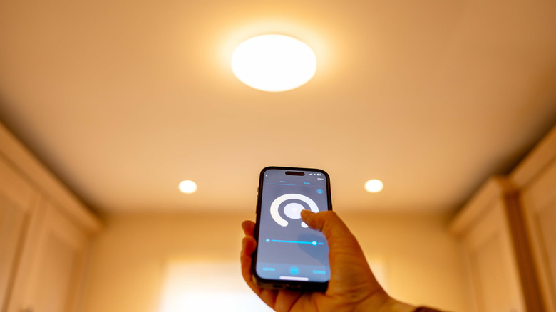 Controlling a smart light with a smartphone
