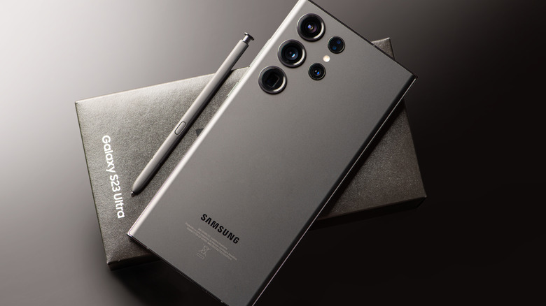 The Samsung Galaxy S23 Ultra with S Pen