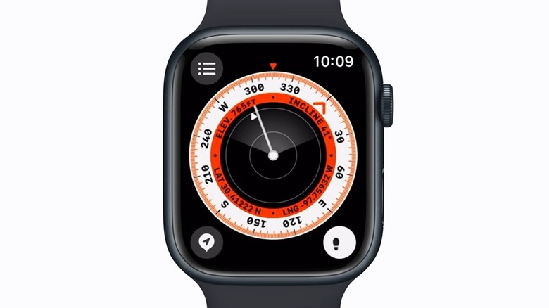 The Backtrack feature on the Compass app of the Apple Watch.