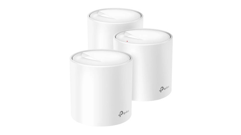 Three mesh devices in white color