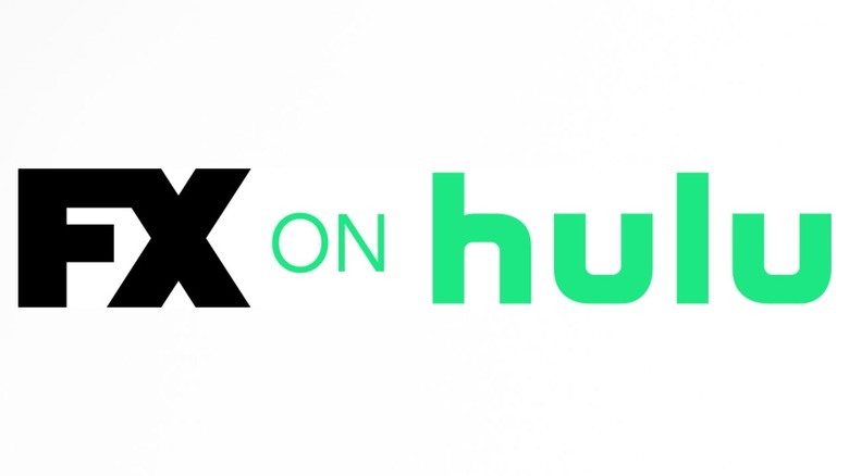 The FX on Hulu logo against a white background