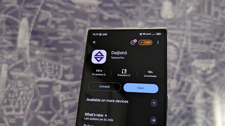 Daijisho Android emulation frontend Play Store listing