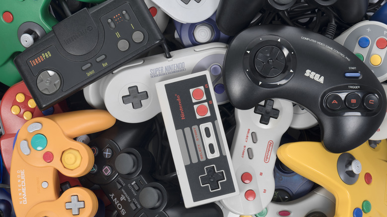 Retro game controllers