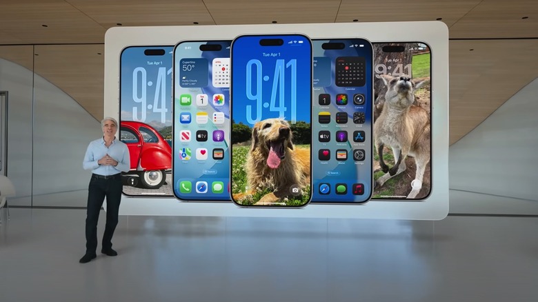 iOS 26 design unveiled at WWDC 2025.