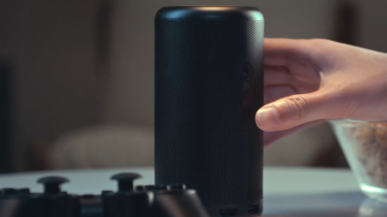 Anker Nebula Capsule 3 being picked up