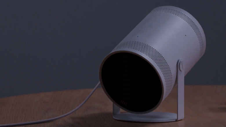 Samsung 2nd Generation Freestyle on a coffee table