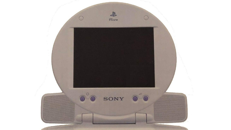 The Sony PSone LCD Screen on a white background