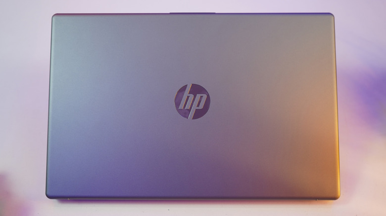 An HP laptop