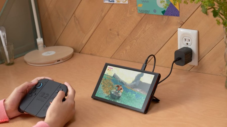 nintendo switch 2 donkey kong bananza handheld screen