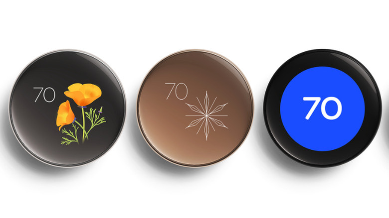 Custom faces for Google Nest Thermostats
