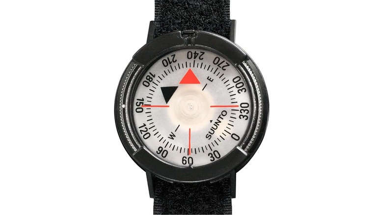 Suunto M-9 wrist compass with wearable velcro strap