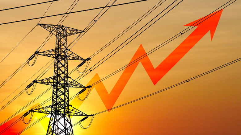 electricity-raising-bill-arrow-sign