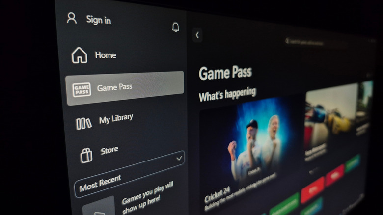 An image of the Xbox app on Windows 11 showing the Game Pass tab.