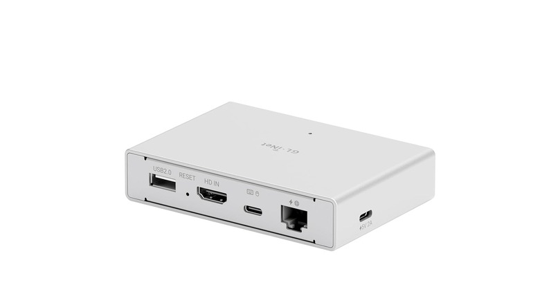 A PoE KVM against a white background.