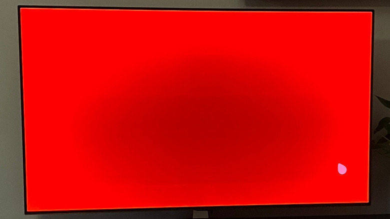 Screen burn OLED