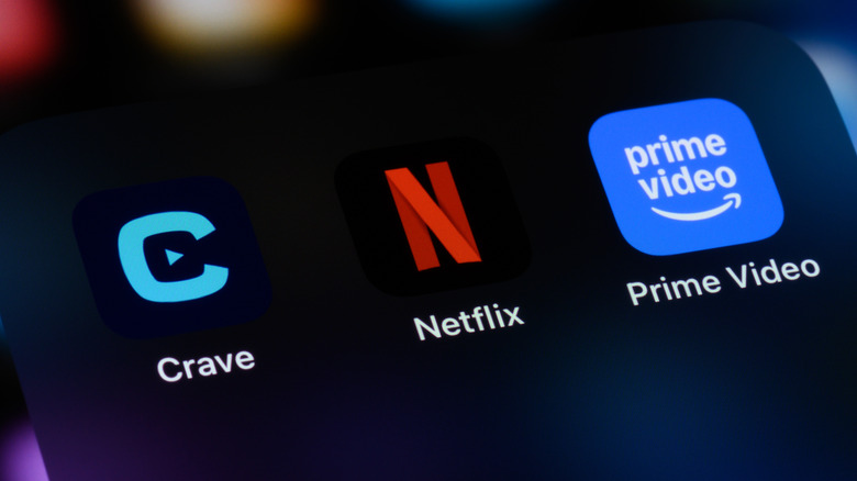 Crave, Netflix, and Amazon Prime Video