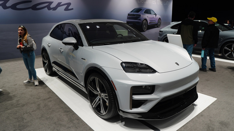 2024 Porsche Macan EV at the New York International Auto Show.
