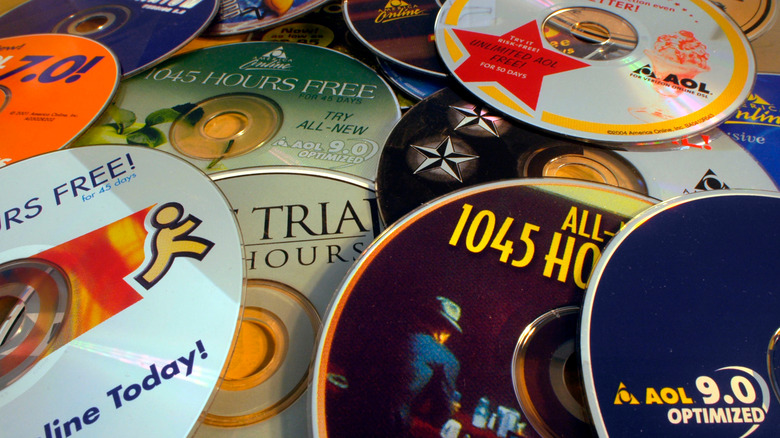 Old school ISP CDs offering free browsing hours