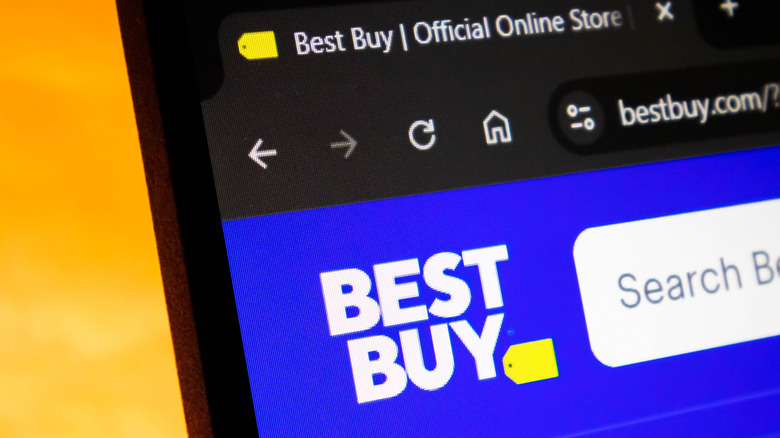 A closeup of the Beat Buy website on an internet browser.