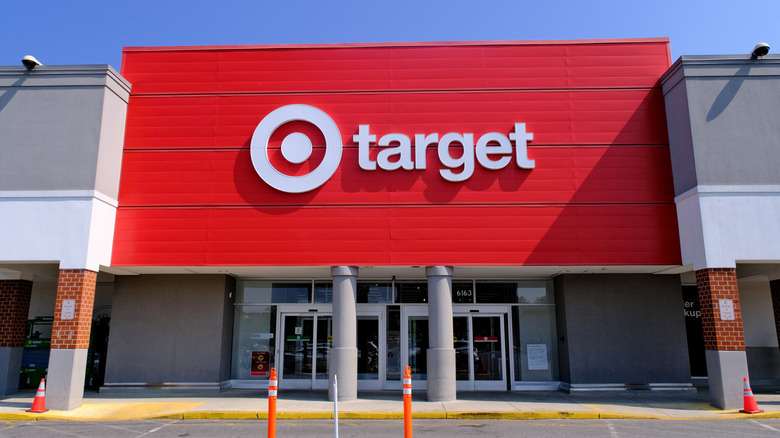 The facade of a Target store.