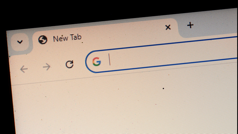 A new tab open on a web browser