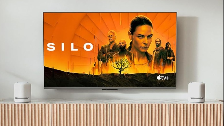 Amazon Fire TV Stick playing Silo on a television set