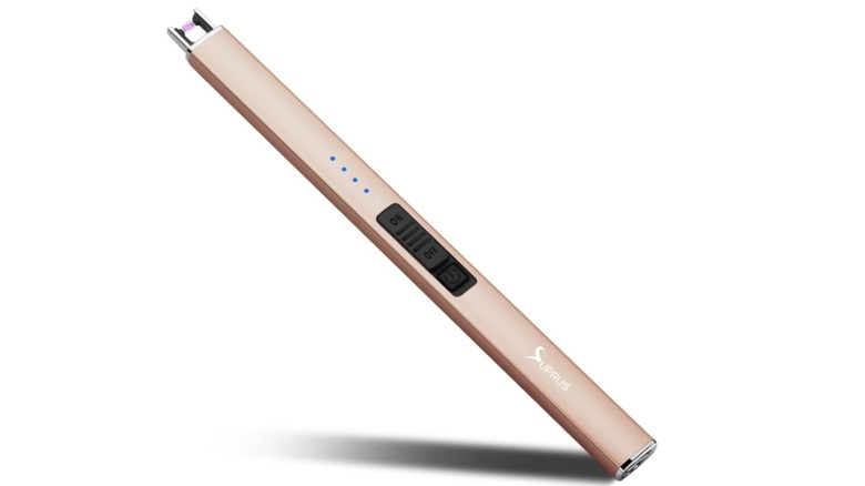 A SUPRUS Electric Lighter on a white background