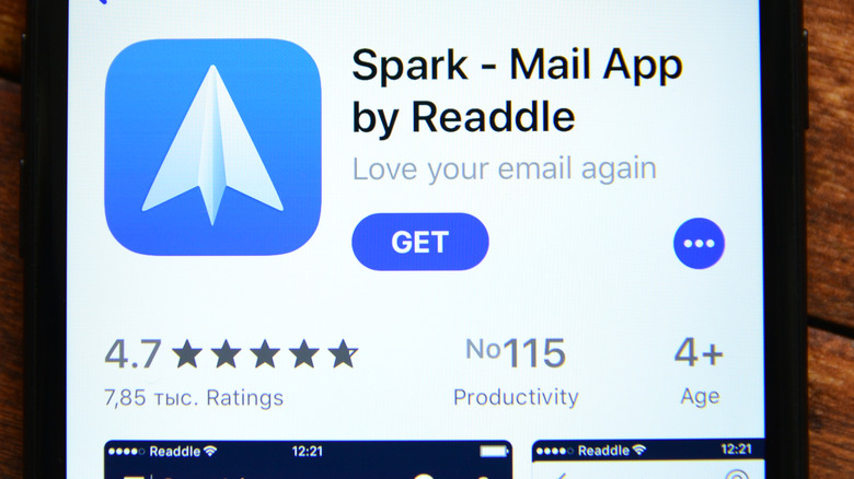 Spark Mail app on the App Store