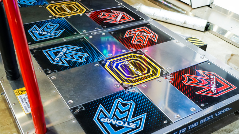 A Dance Dance Revolution arcade machine
