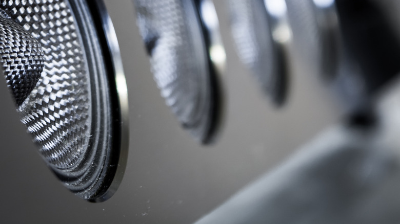 A soundbar with multiple channels