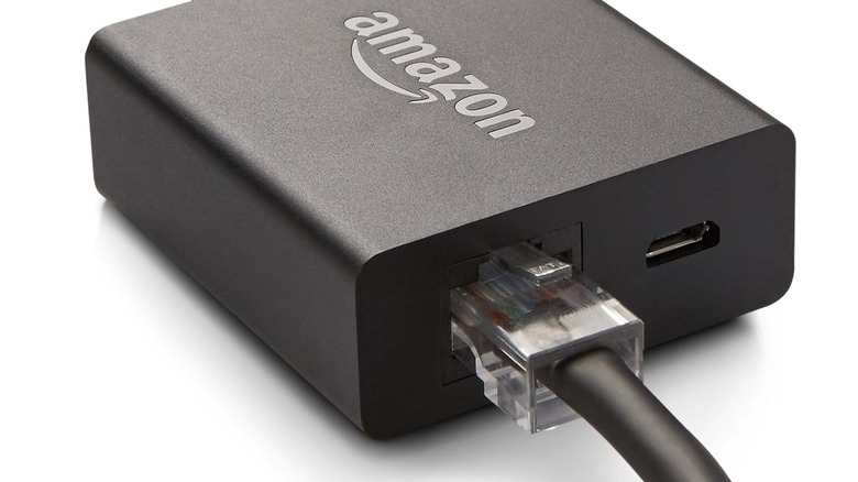 An Amazon Ethernet adapter for the Fire TV Stick