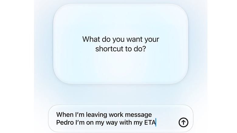 Mockup of what the new Shortcuts app in iOS 27 can do
