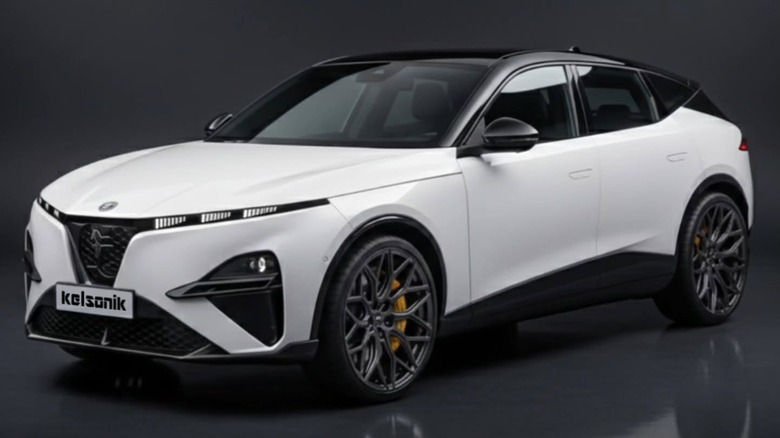 Alfa Romeo Stelvio EV concept render