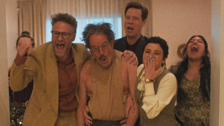 Season finale of "The Studio" with Chase Sui Wonders, Ike Barinholtz, Bryan Cranston, Seth Rogen and Catherine O'Hara