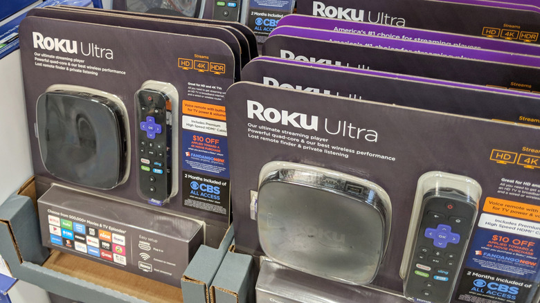 Roku Ultra streaming players for sale at Costco
