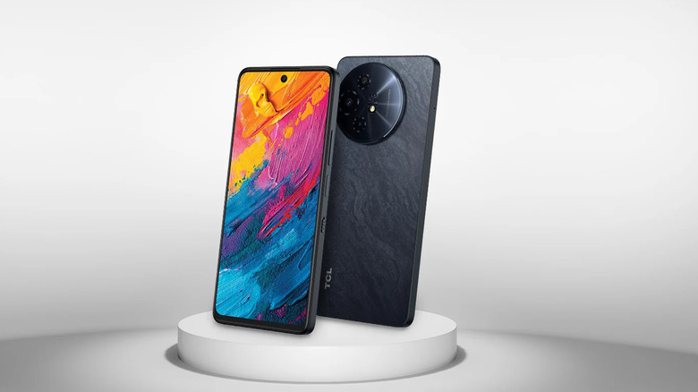 TCL 60 XE Nxtpaper 5G render showing fron sc