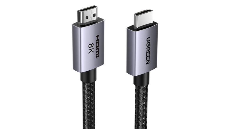 The Ugreen HDMI cable against a white background