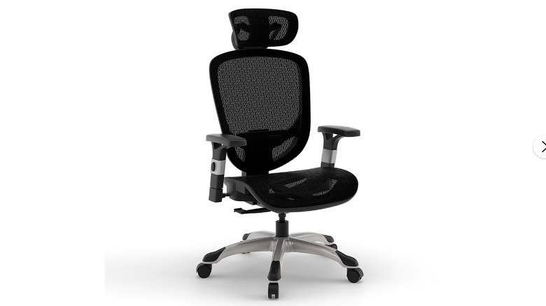 The Flexfit Hyken Mesh Chair with a white background