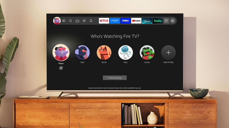 Hisense U65QF on a TV stand in a living room