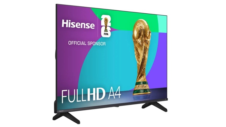 The Hisense A45NF Series 1080p LED TV on a white background.