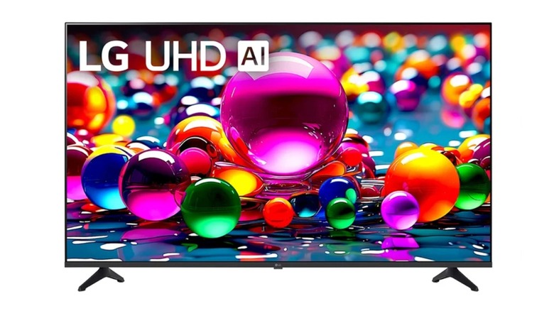 The LG UA7700 Series 4K TV on a white background.