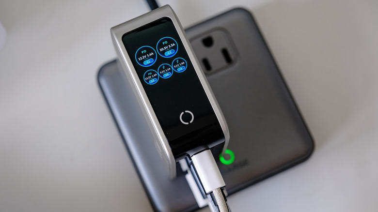 Ugreen charger with a smart display.