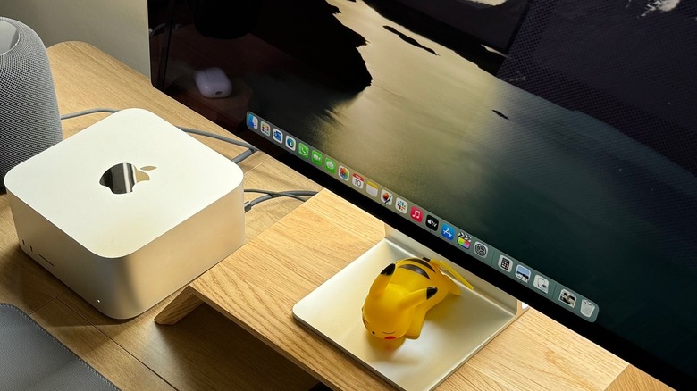 Mac Studio and Studio Display on a desk