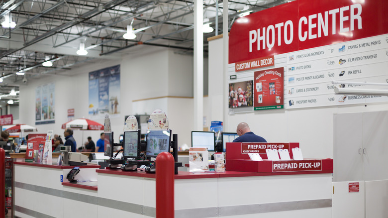 An in-store Costco photo center