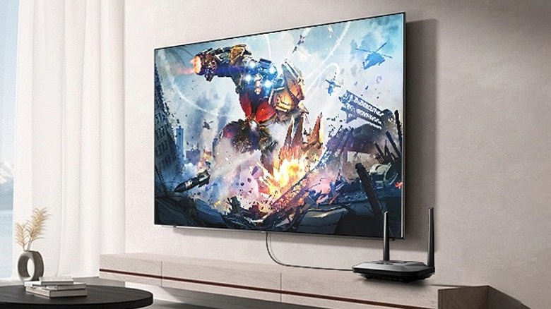 Graige Wireless HDMI Receiver connected to a TV