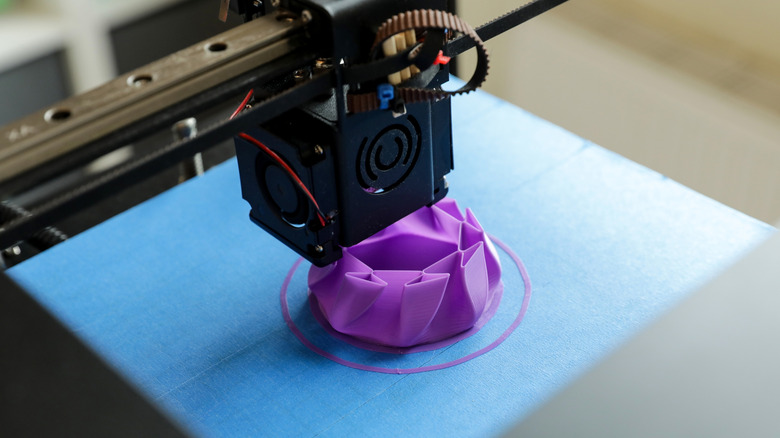 3D printer generating origami-like structure