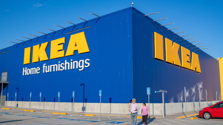 Exterior of an Ikea store