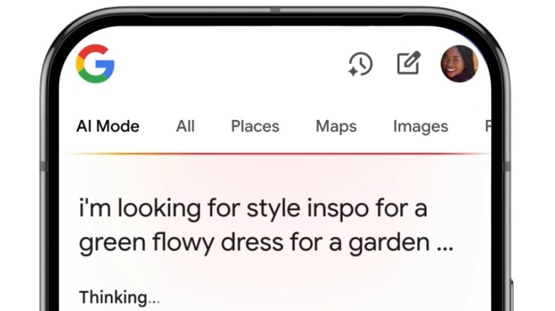 The new track price AI feature in Google Search AI Mode.