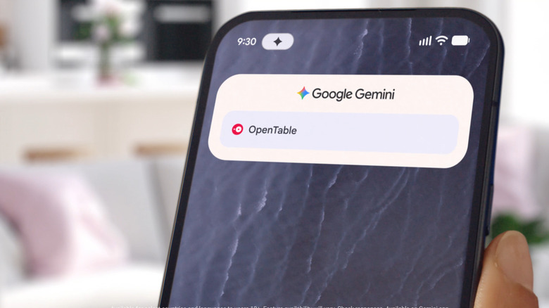 Google Pixel 11 with Gemini on screen.